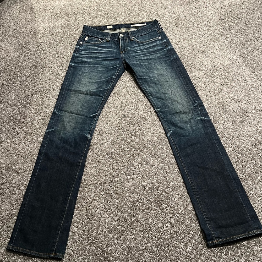 AG ADRIANO GOLDSCHMIED Tomboy Boyfriend Fit Medium Wash Jeans Size 25R